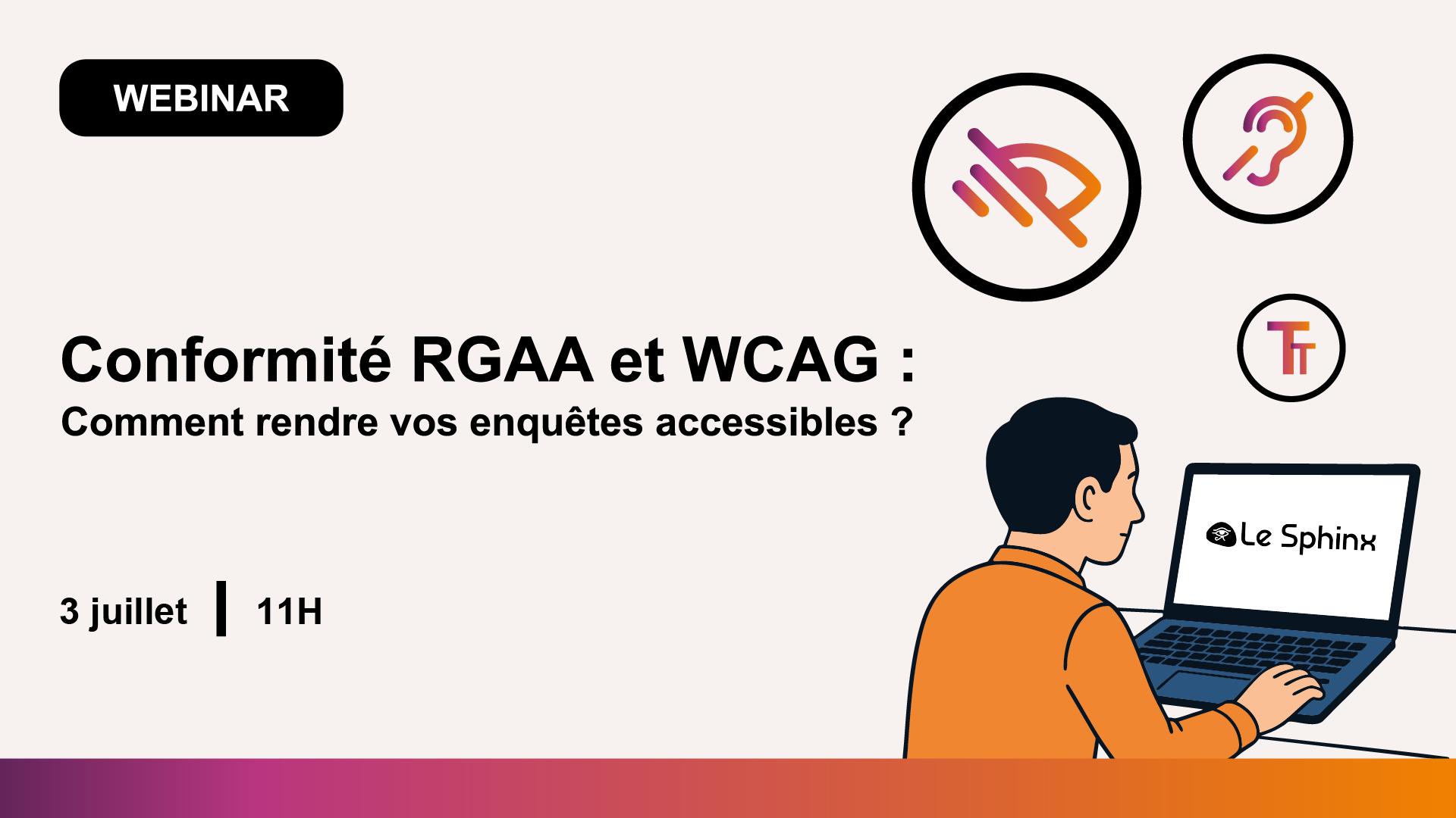 Conformité RGAA et WCAG : comment rendre vos enquêtes accessibles ?