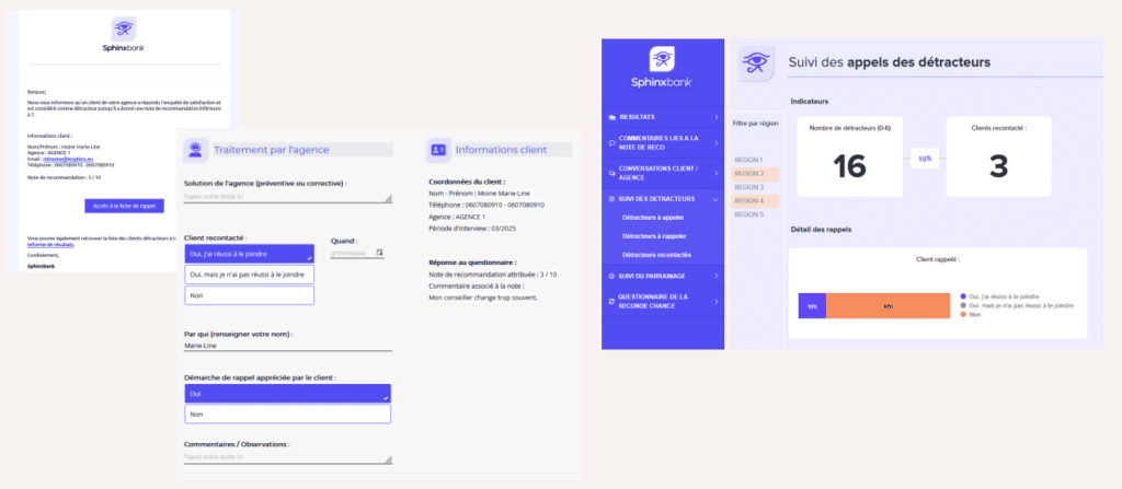 Recontacter rapidement les détracteurs